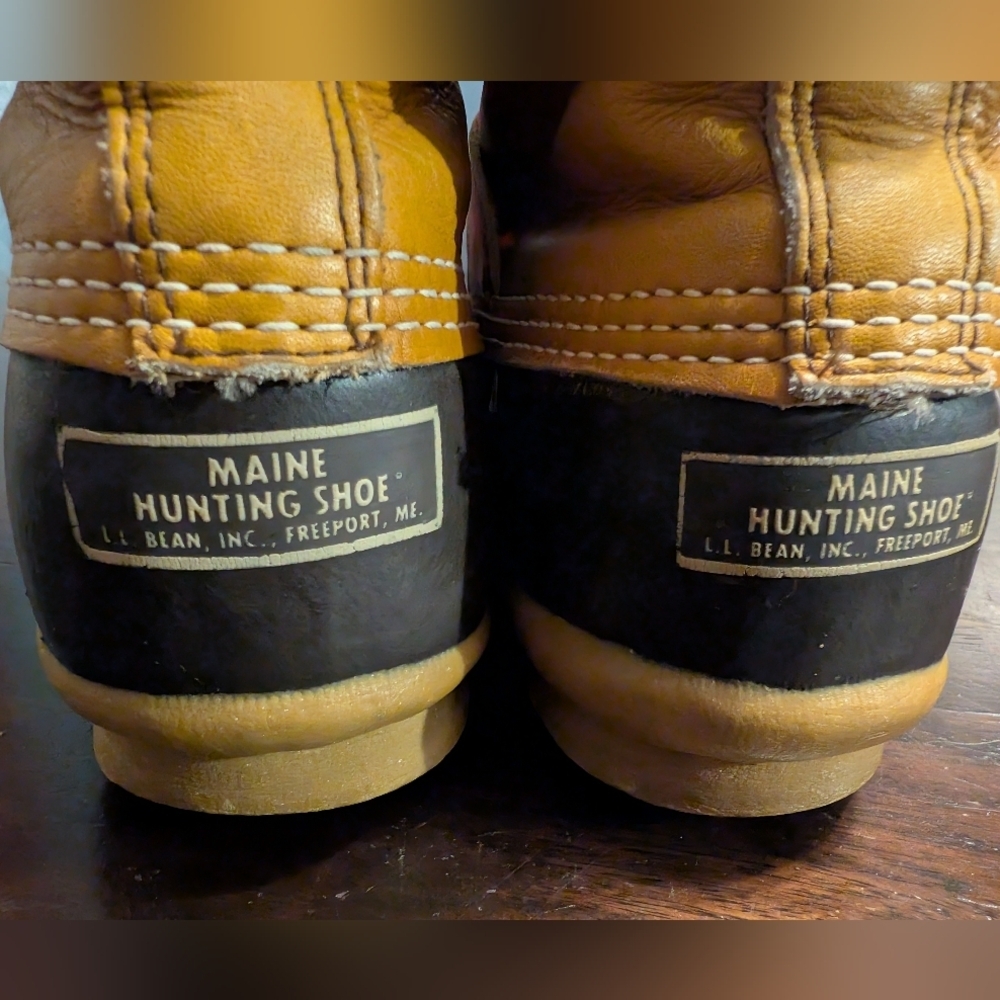 L.L. Bean VTG Maine Hunting Boots w/ Buckle, 80s, Men's 9 - Picture 6 of 7